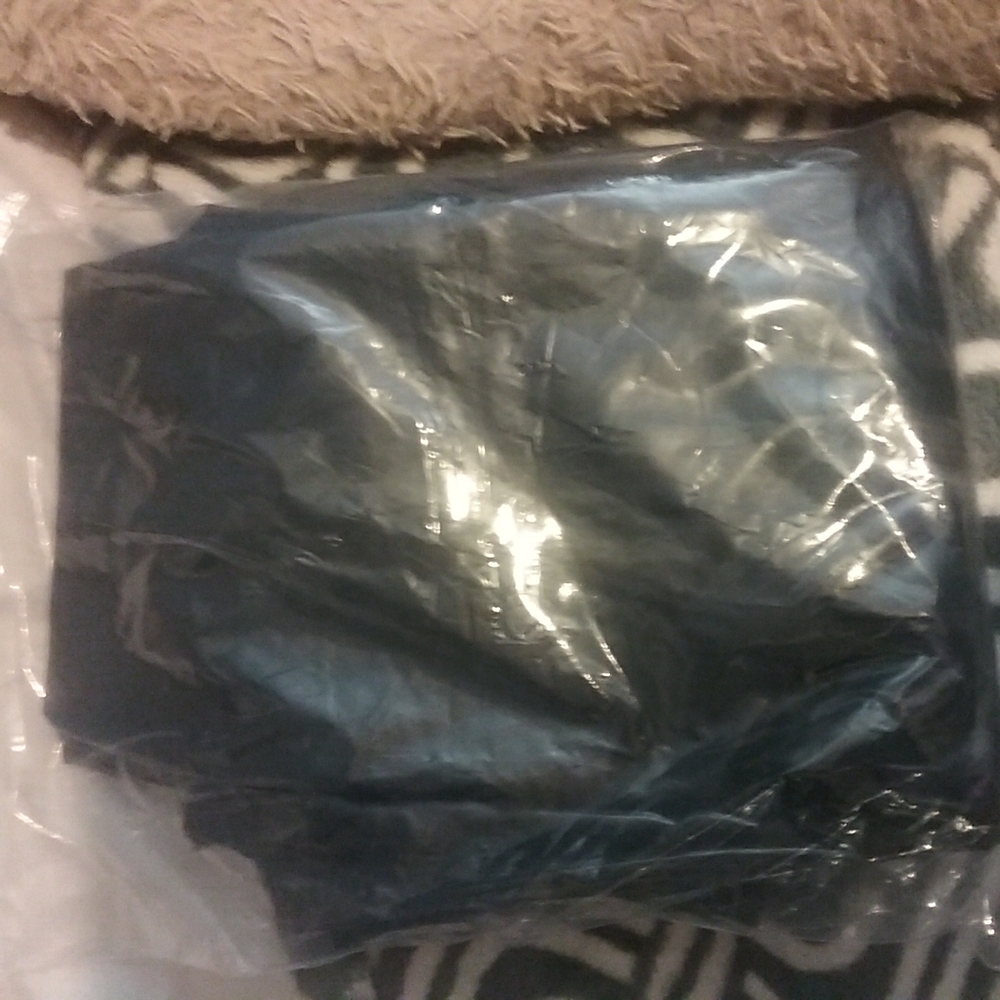 Stretch leather yoga pants